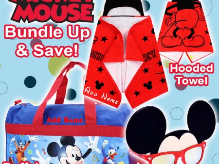 Personalized 3-Piece Lil  Splasher Gift Bundle - Mickey Mouse on Sale