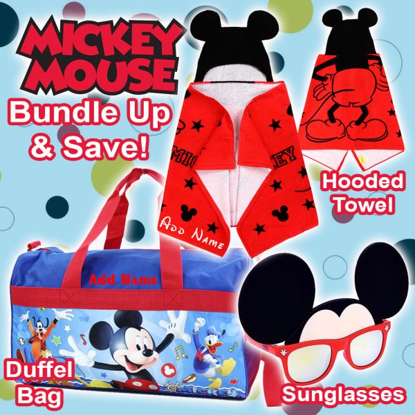 Personalized 3-Piece Lil  Splasher Gift Bundle - Mickey Mouse on Sale