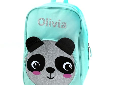 Personalized 17 Inch Critter Backpack - Panda on Sale