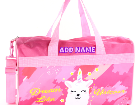 Personalized Kid s Travel Duffel Bag - Llamacorn Online Sale