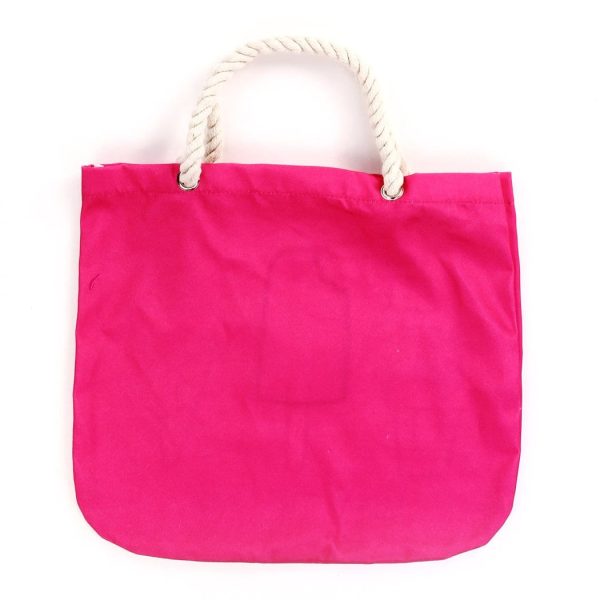 Personalized Rope Tote Bag with Sunglasses - Ice Cream Online Sale