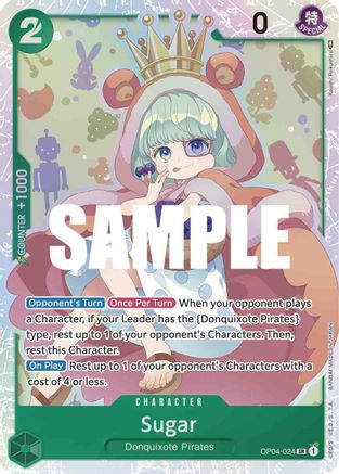 Sugar (OP04-024) - Kingdoms of Intrigue Foil [Super Rare] Online Hot Sale