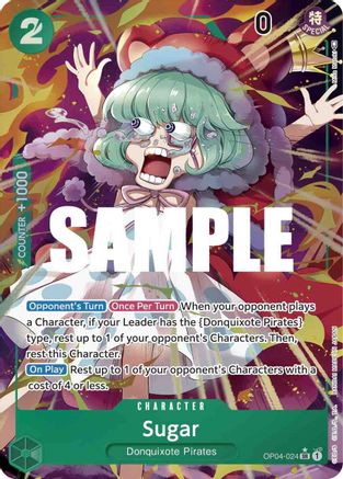 Sugar (Alternate Art) (OP04-024) - Kingdoms of Intrigue Foil [Super Rare] Cheap