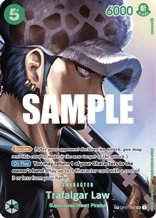 Trafalgar Law (SP) (OP01-047) - Kingdoms of Intrigue Foil [Super Rare] Cheap