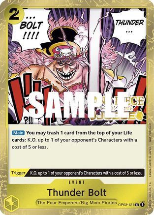 Thunder Bolt (Judge Pack Vol. 2) (OP03-121) - One Piece Promotion Cards Foil [Promo] Online now