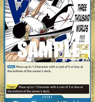 Three Thousand Worlds (Judge Pack Vol. 2) (OP03-057) - One Piece Promotion Cards Foil [Promo] Discount