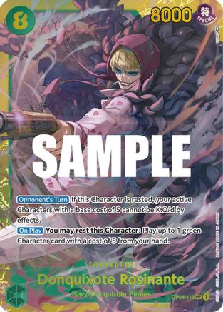 Donquixote Rosinante (OP04-119) - Kingdoms of Intrigue Foil [Secret Rare] Online now