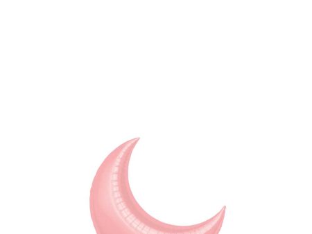 Pastel Pink Crescent Mini Shape Balloon 10in Cheap