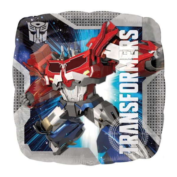 Transformers Animated Square Foil Balloon 18in Hot on Sale