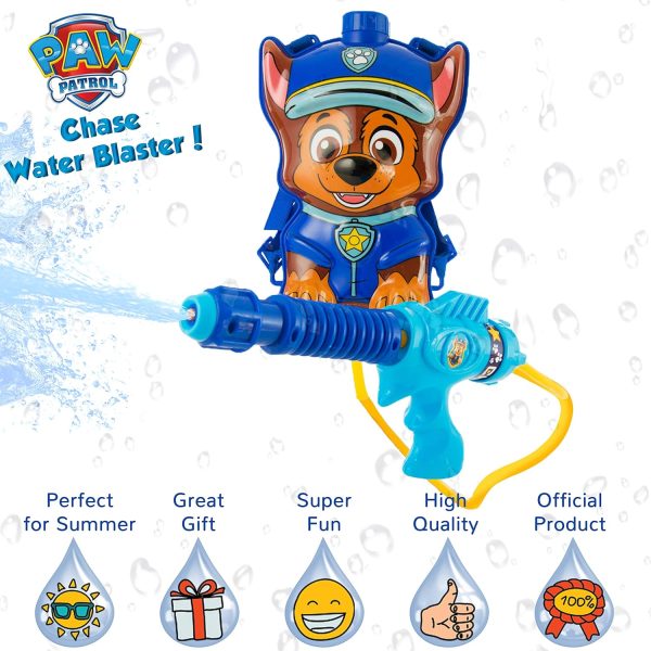 Paw Patrol Water Blaster - Water Pistol & Backpack on Sale