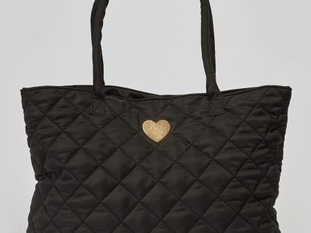 SOFT QUILTED TOTE BAG Discount