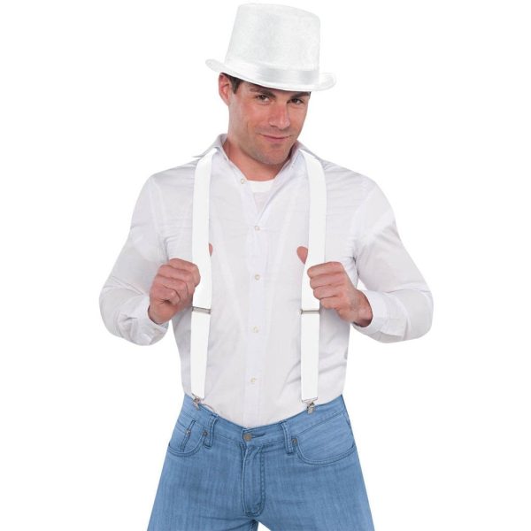 White Suspenders Online Sale