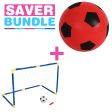 Foam Football (Single) | Red + Fun Sport 90CM Football Net Set - Includes Football & Ball Pump Online