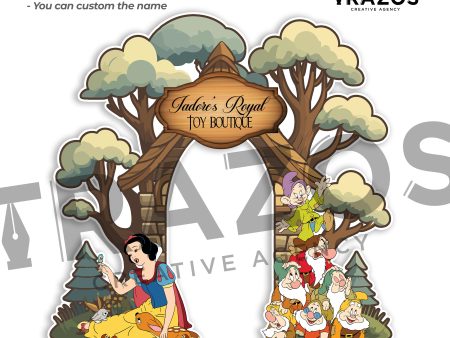 Snow White Forest Backdrop on Sale