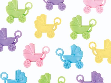 Baby Shower Neutral Baby Carriage Favors 12pcs Discount