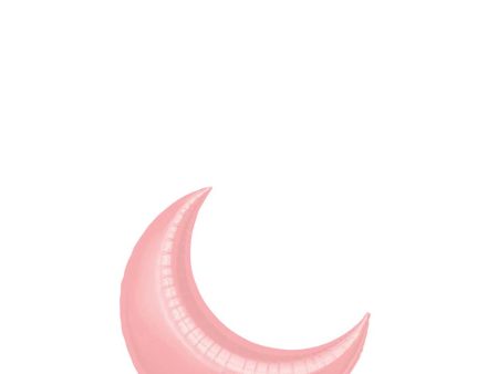 Pastel Pink Crescent Mini Shape Balloon 17in Fashion