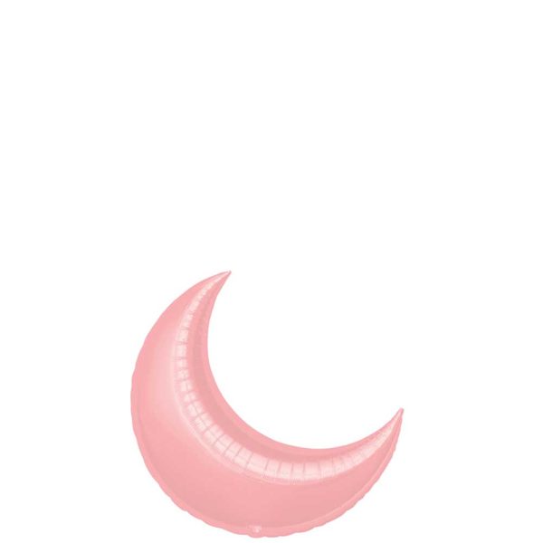 Pastel Pink Crescent Mini Shape Balloon 17in Fashion