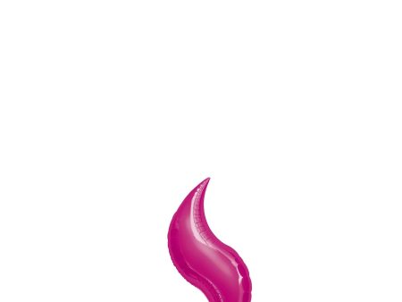 Fuchsia Curve Mini Shape Balloon 15in Discount