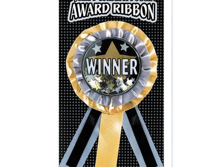 Winner Jumbo Confetti Pouch Ribbon 9in Cheap