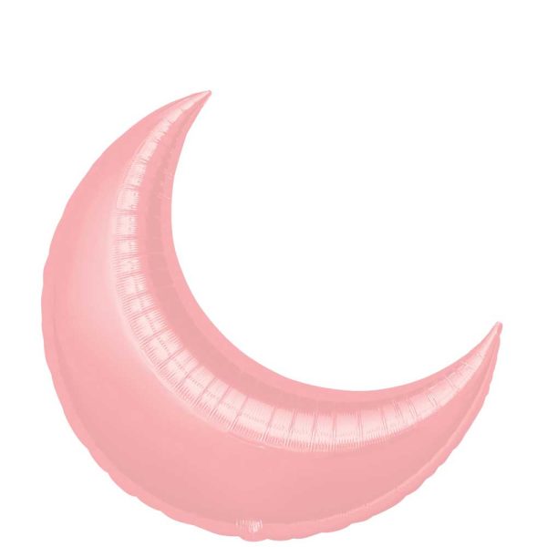 Pastel Pink Crescent Super Shape Balloon  26in Sale