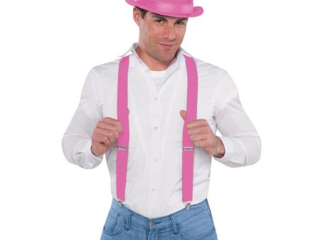 Suspenders - Pink Online Sale