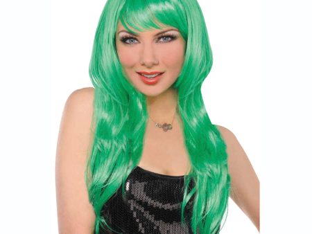 Glamorous Green Wig Discount