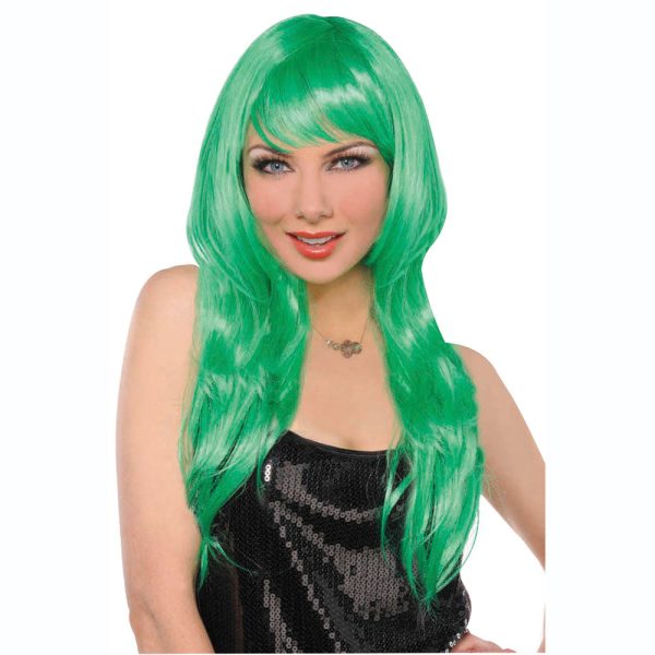 Glamorous Green Wig Discount