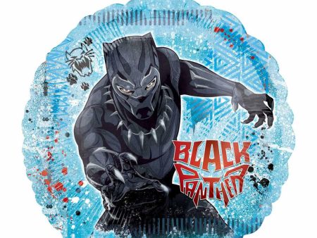 Black Panther Jumbo Foil Balloon 71cm For Cheap