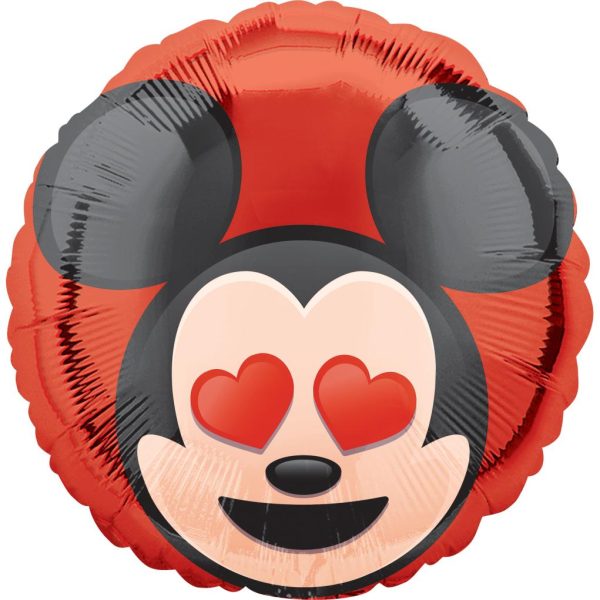 Mickey Mouse Emoji Foil Balloon 45cm Online Sale