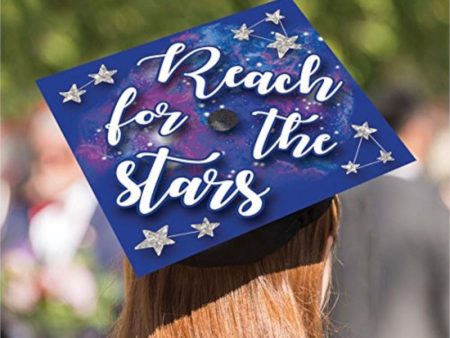 Reach For The Stars Grad Cap Decorating Kit 1pc For Sale