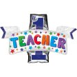 #1 Teacher SuperShape Foil Balloon 96x66cm Sale