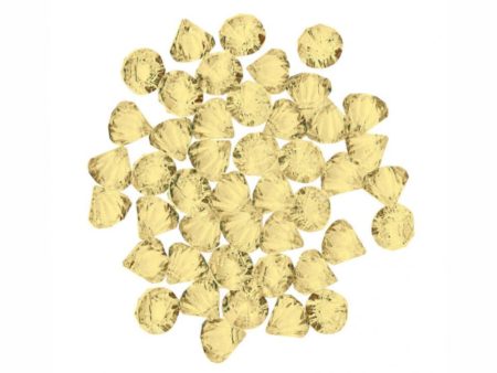 Yellow Sunshine Gems Acrylic Diamonds Confetti Cheap