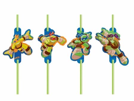 Half Shell Heroes Drinking Straws 8pcs Discount