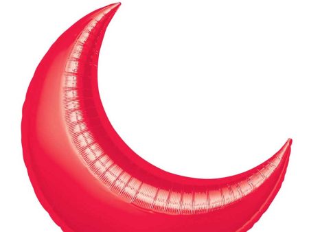 Red Crescent Super Shape Balloon 26in For Discount