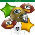 NFL Green Bay Packers Football Team Balloon Bouquet Kit Fashion