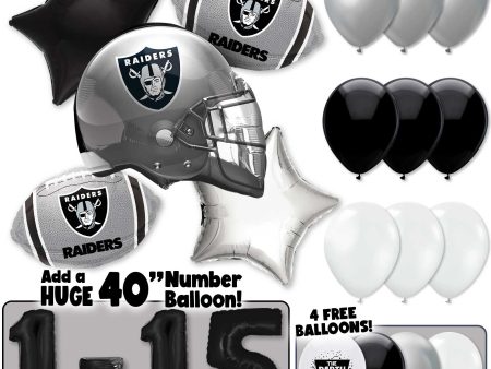 NFL Las Vegas Raiders Football Party Balloon Kit on Sale