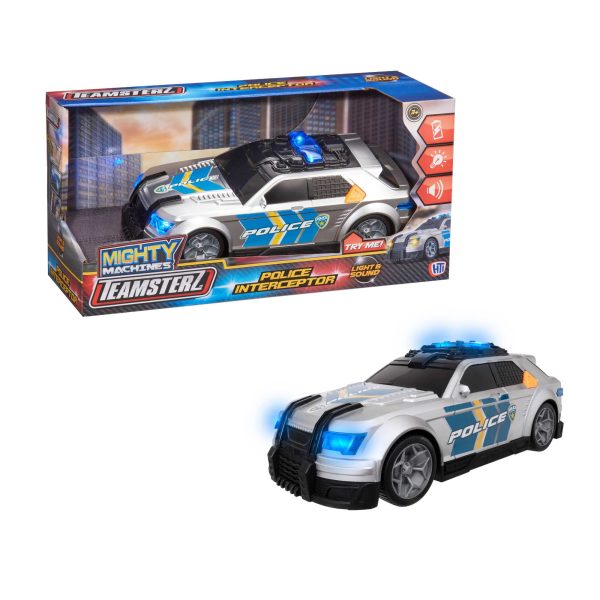 Teamsterz Mighty Machines Light & Sound Police Interceptor Car Sale