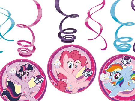 My Little Pony Swirl Decoration 6pcs Hot on Sale