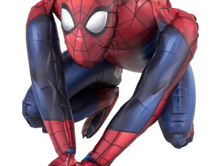 Spider-Man Sitting Foil Balloon 38cm For Cheap