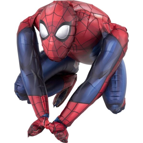 Spider-Man Sitting Foil Balloon 38cm For Cheap