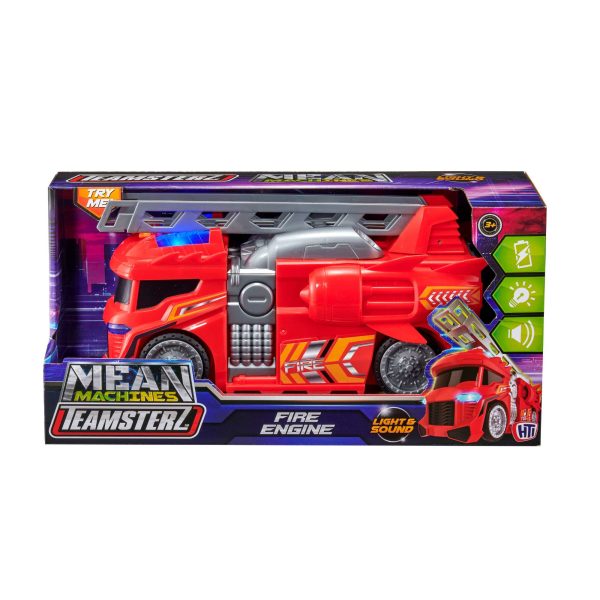 Teamsterz Mean Machines Light And Sound Fire Engine For Cheap