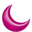 Fuchsia Crescent Supershape Balloon 26in Online now