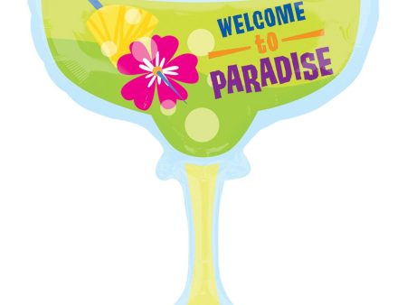 Welcome to Paradise SuperShape Foil Balloon 23x28in Fashion