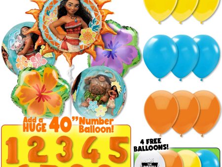 Moana Hawaiian Florals Party Balloon Kit Online Sale