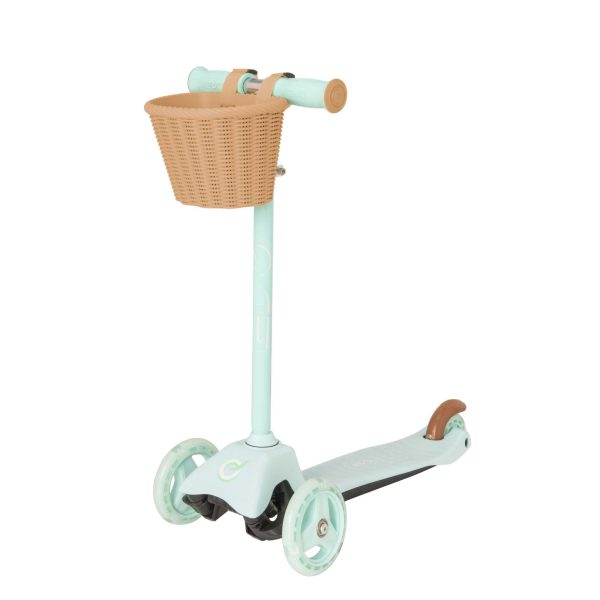 EVO Mini Cruiser Scooter With Basket - Mint Green Online