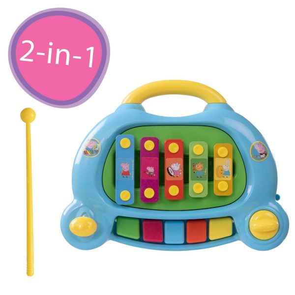 Peppa Pig My First 2-IN-1 Piano - Xylophone & Piano For Discount