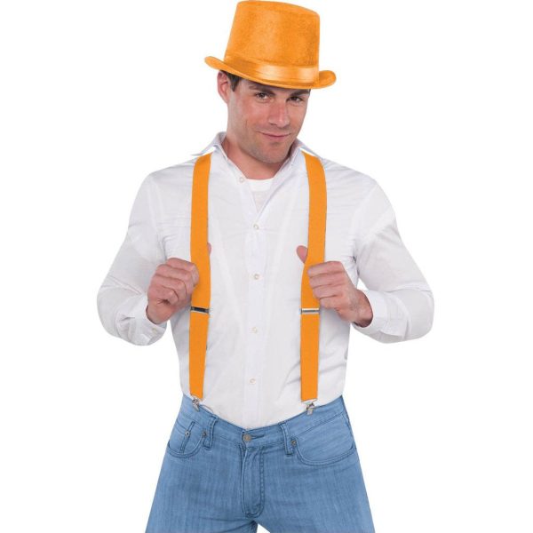 Orange Suspenders For Discount