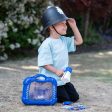 Smart Police Carry Case Playset + Kids Fancy Dress Police Helmet Bundle Discount