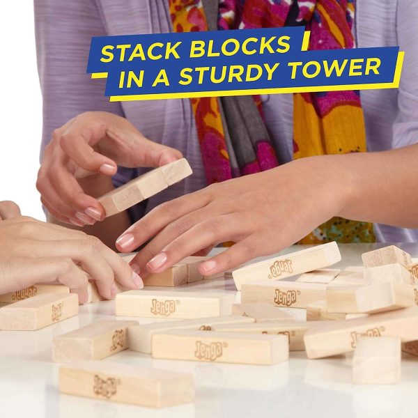 Jenga Classic Stacking Game Discount