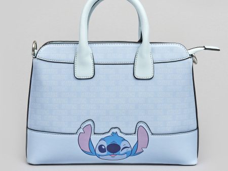 STITCH PU STRUCTURED HANDBAG Sale